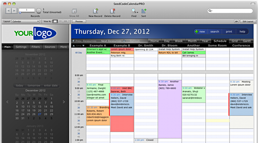 FileMaker Calendar with Resource Scheduling
